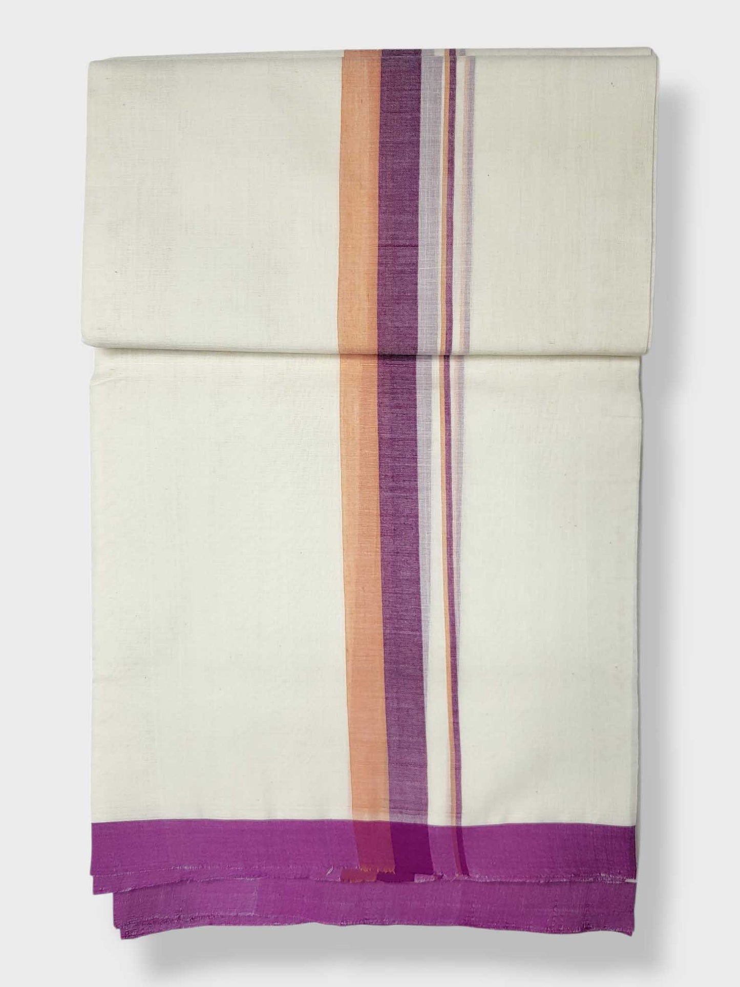 Kerala Balaramapuram Pure Cotton Handloom Mundu/Dhoti