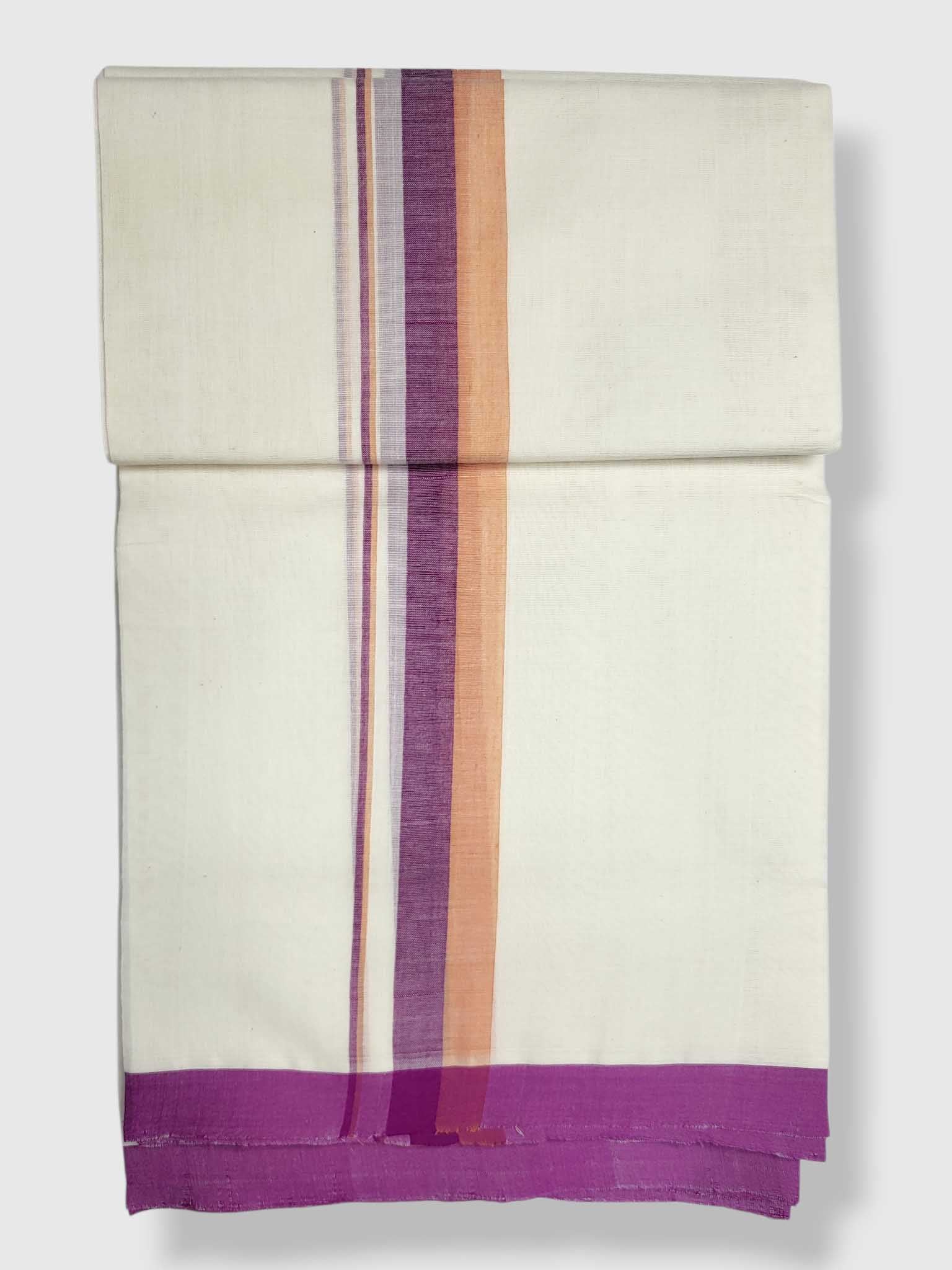 Kerala Balaramapuram Pure Cotton Handloom Mundu/Dhoti
