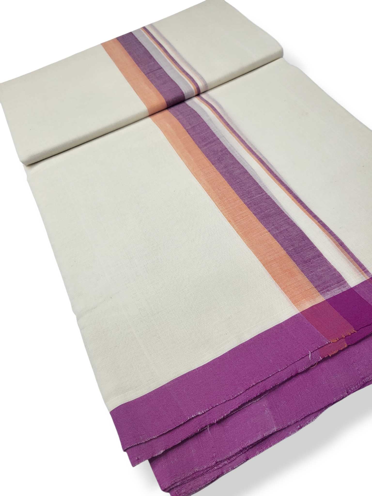 Kerala Balaramapuram Pure Cotton Handloom Mundu/Dhoti
