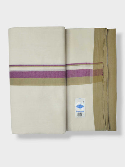 Kerala Balaramapuram Pure Cotton Handloom Mundu/Dhoti
