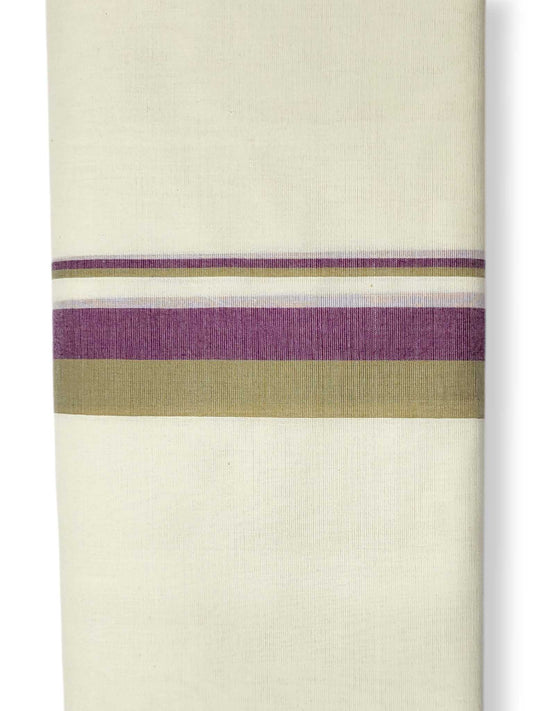 Kerala Balaramapuram Pure Cotton Handloom Mundu/Dhoti