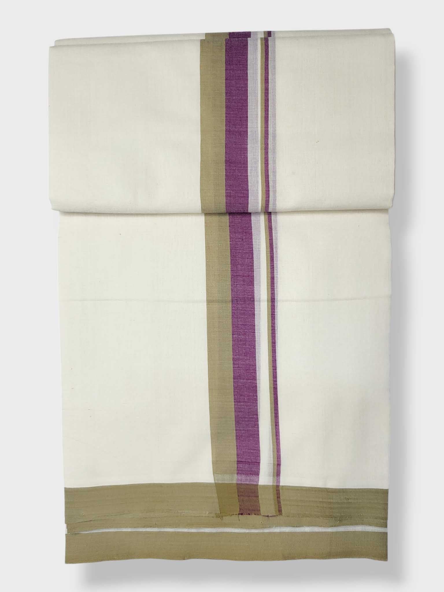 Kerala Balaramapuram Pure Cotton Handloom Mundu/Dhoti