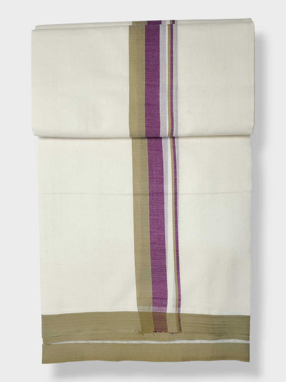 Kerala Balaramapuram Pure Cotton Handloom Mundu/Dhoti