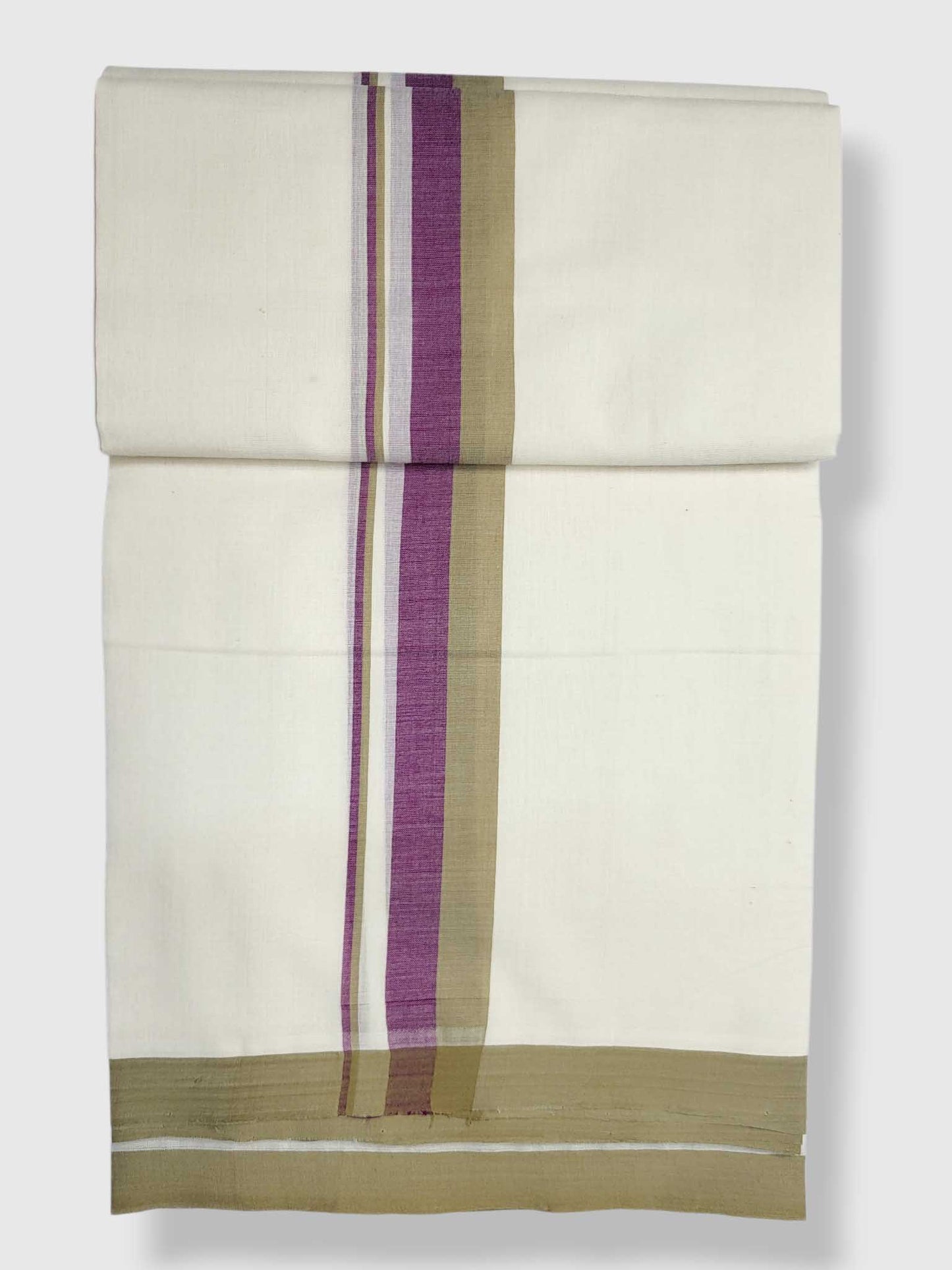 Kerala Balaramapuram Pure Cotton Handloom Mundu/Dhoti