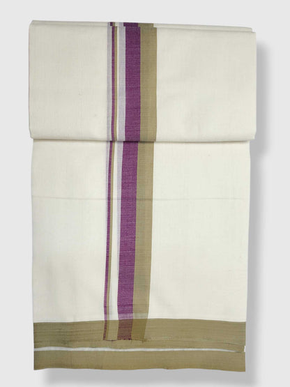 Kerala Balaramapuram Pure Cotton Handloom Mundu/Dhoti