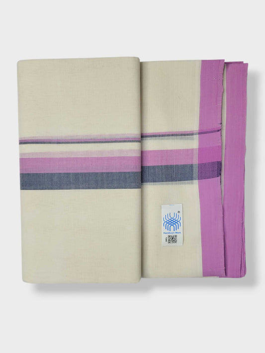 Kerala Balaramapuram Pure Cotton Handloom Mundu/Dhoti