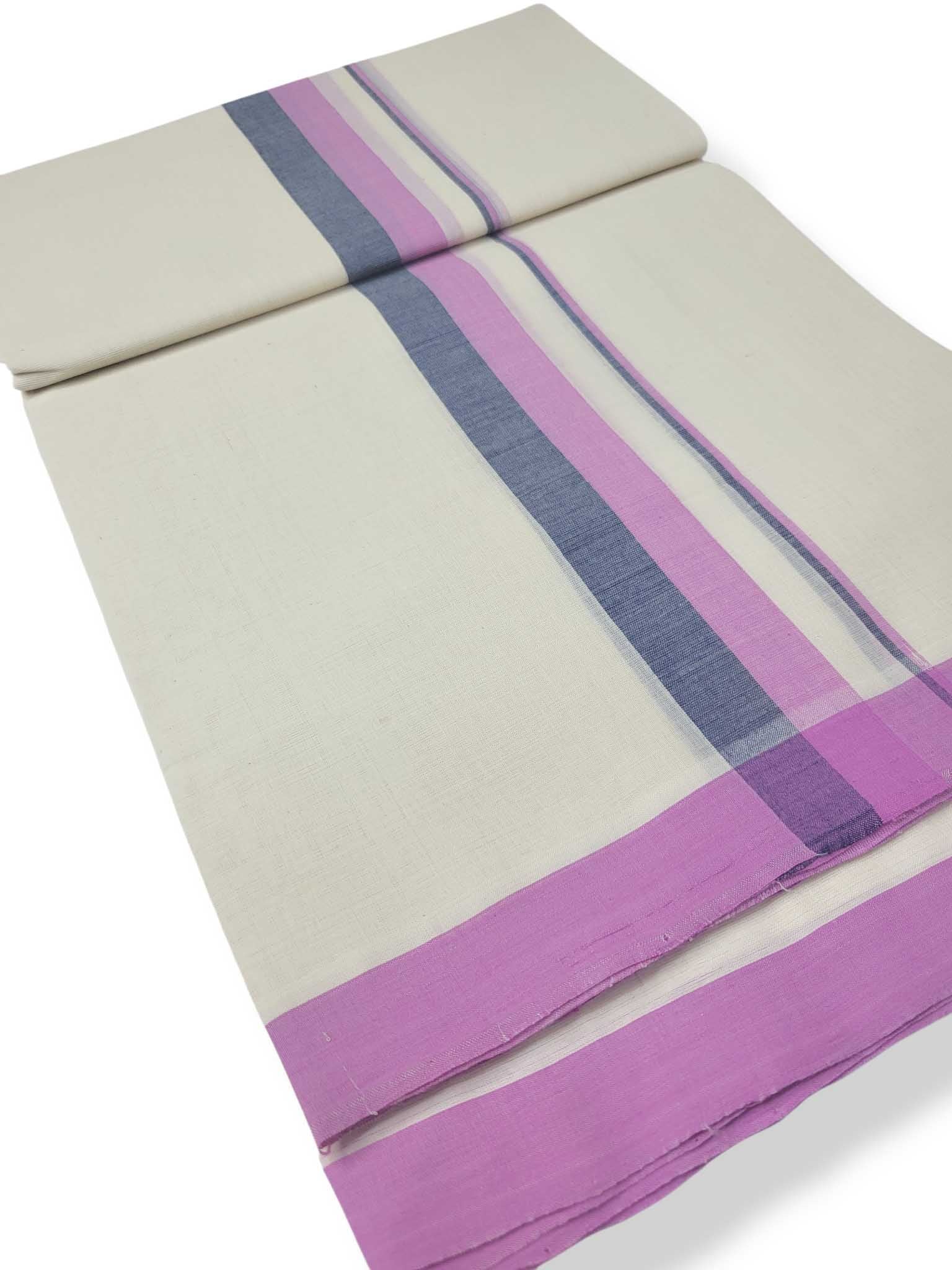 Kerala Balaramapuram Pure Cotton Handloom Mundu/Dhoti