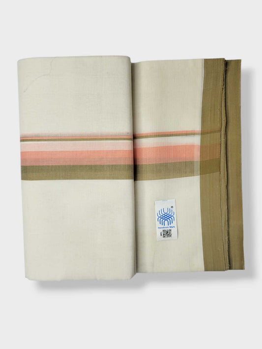 Kerala Balaramapuram Pure Cotton Handloom Mundu/Dhoti