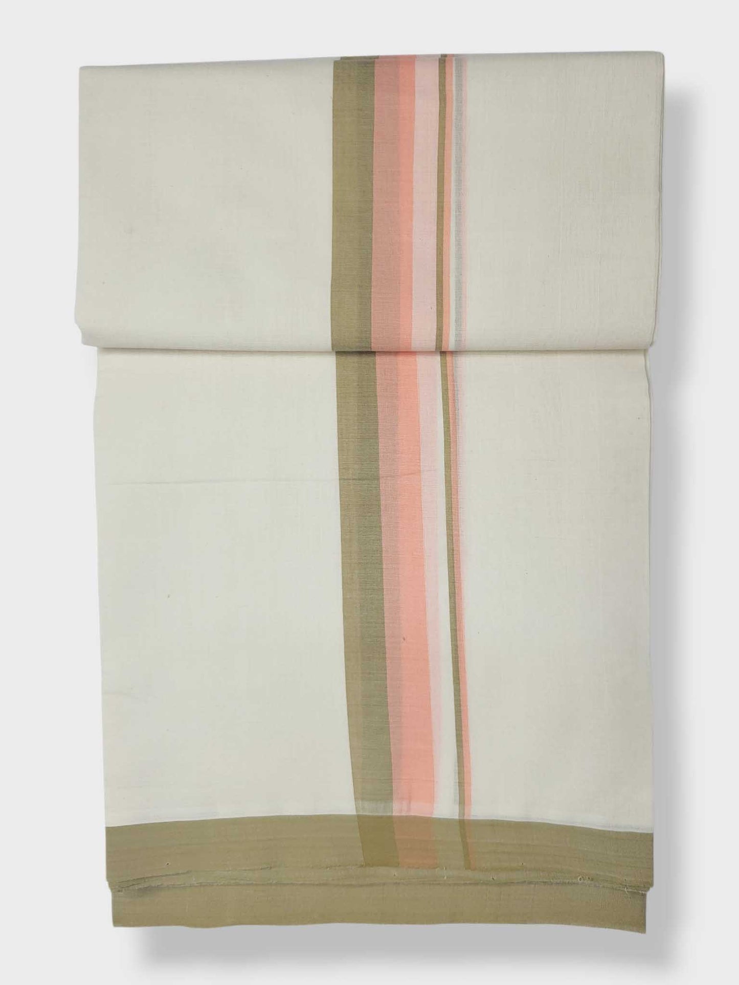 Kerala Balaramapuram Pure Cotton Handloom Mundu/Dhoti