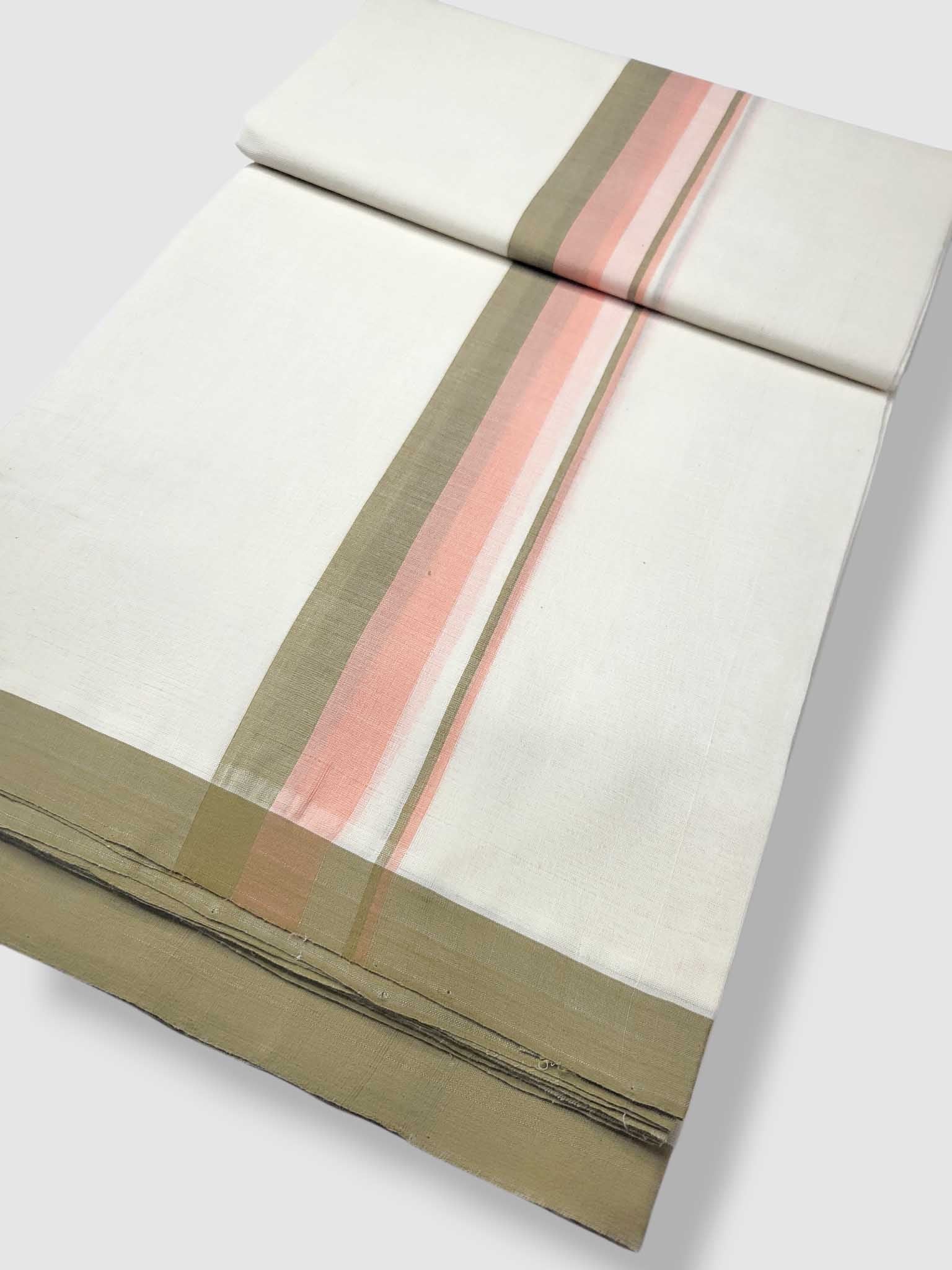 Kerala Balaramapuram Pure Cotton Handloom Mundu/Dhoti