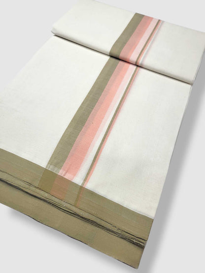 Kerala Balaramapuram Pure Cotton Handloom Mundu/Dhoti