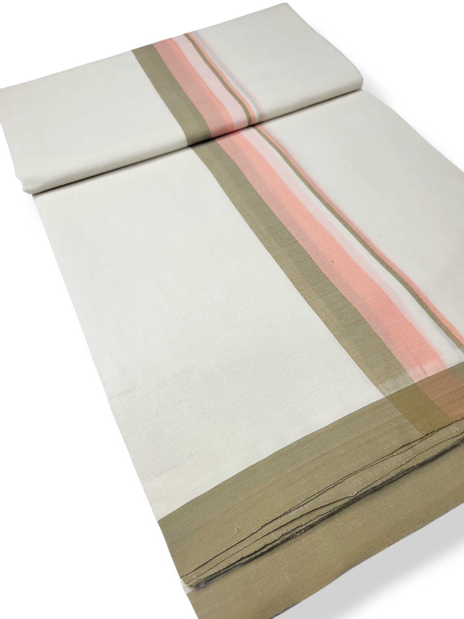 Kerala Balaramapuram Pure Cotton Handloom Mundu/Dhoti