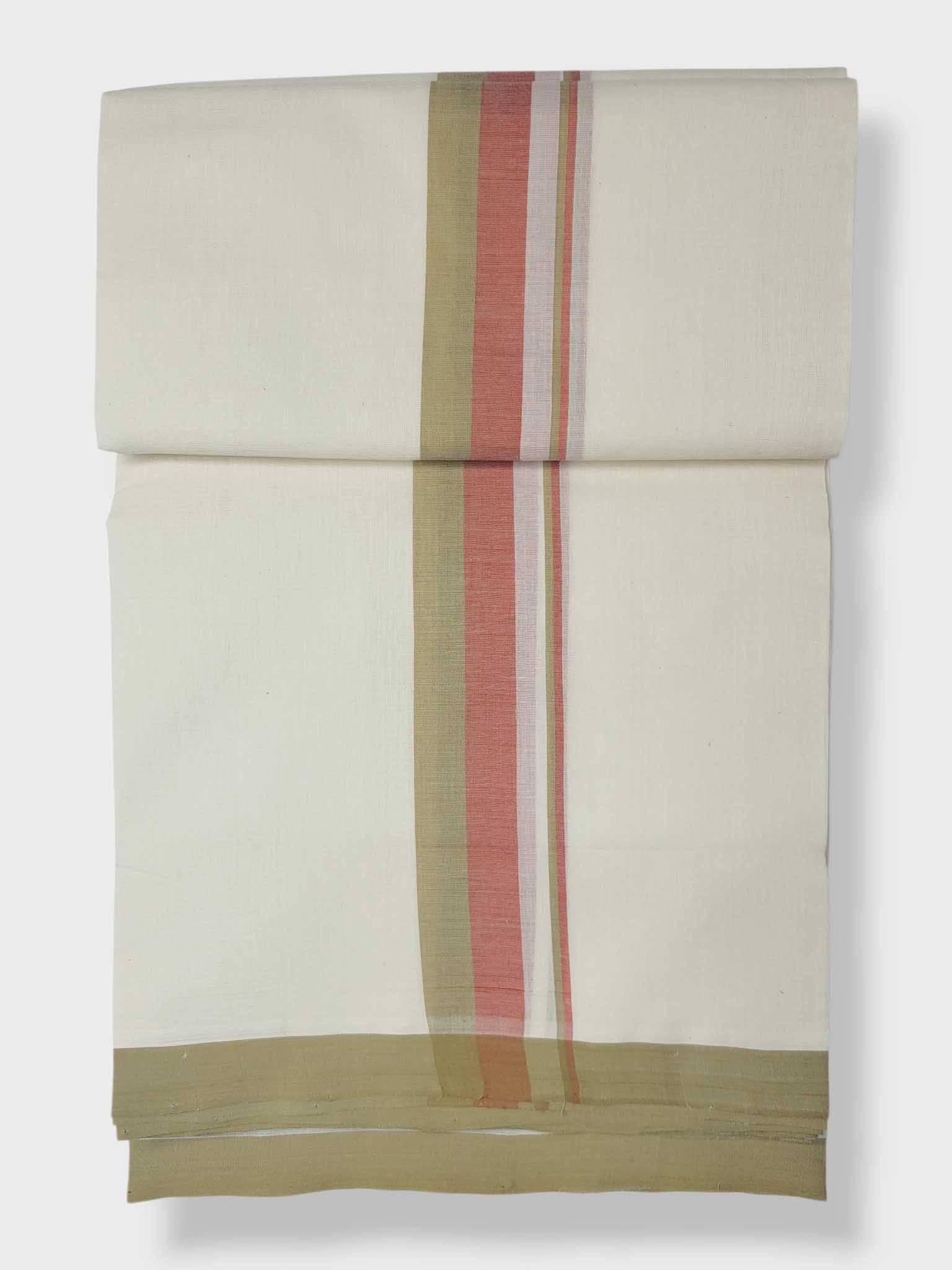 Kerala Balaramapuram Pure Cotton Handloom Mundu/Dhoti
