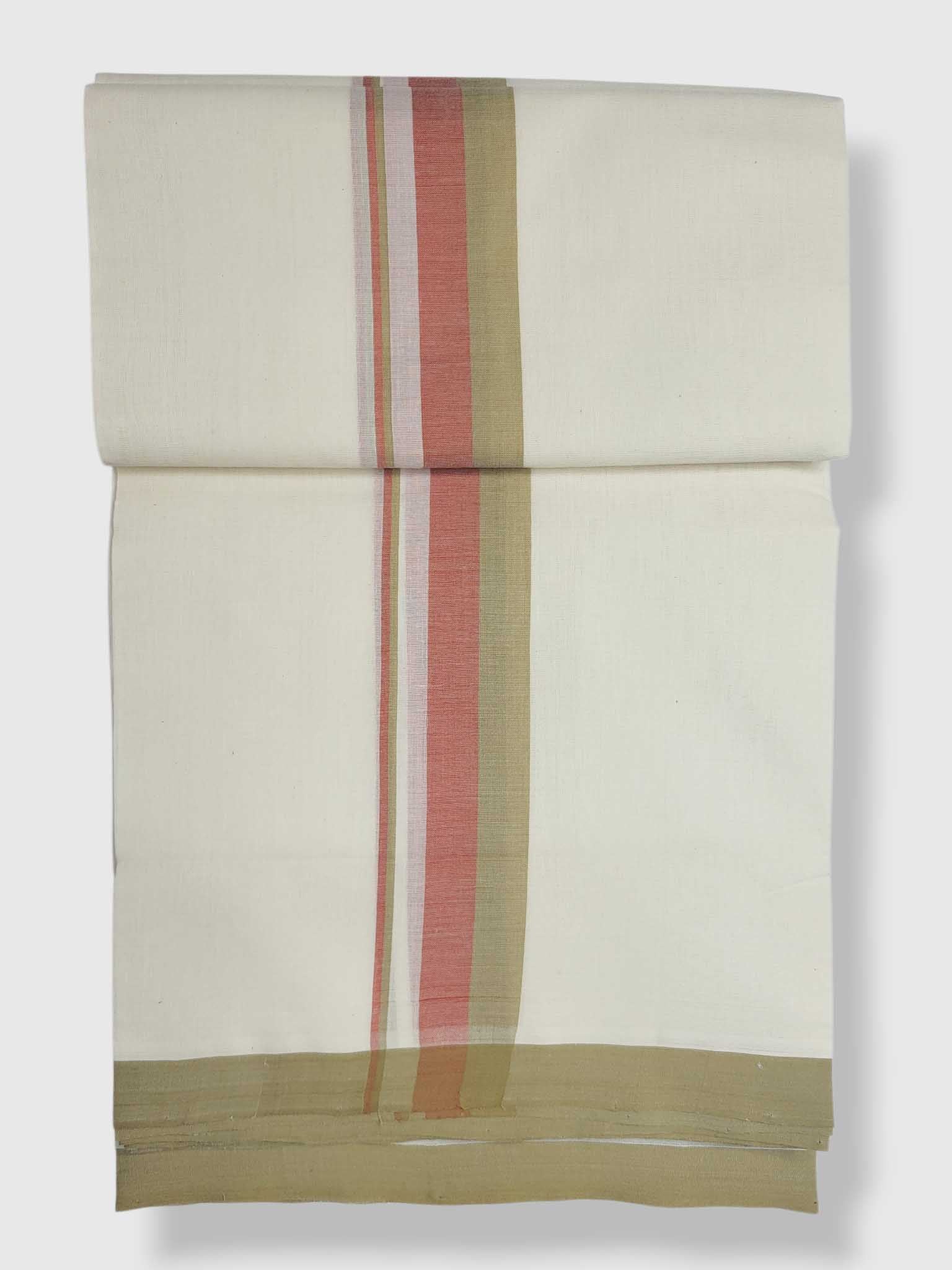 Kerala Balaramapuram Pure Cotton Handloom Mundu/Dhoti