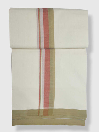 Kerala Balaramapuram Pure Cotton Handloom Mundu/Dhoti