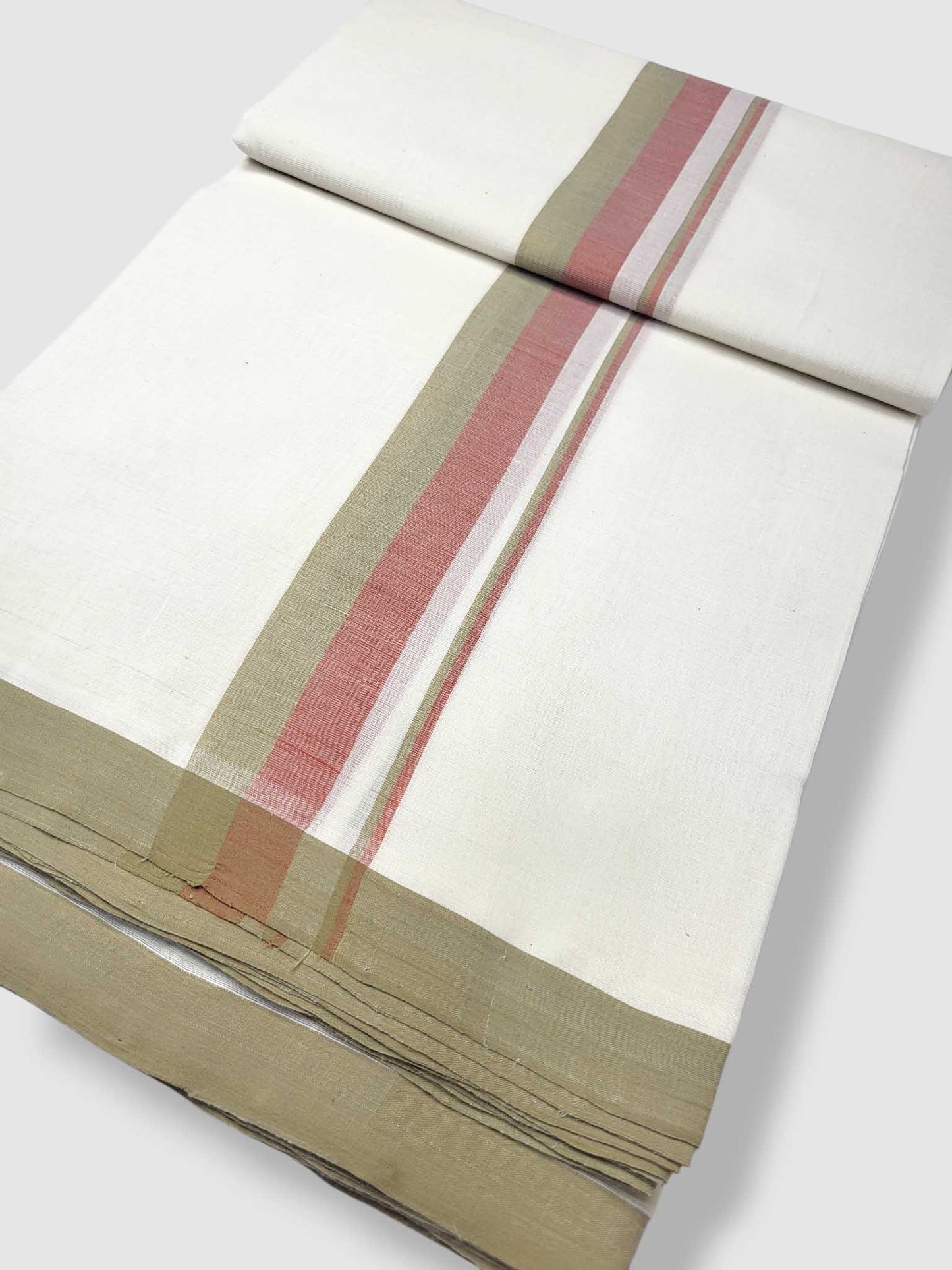 Kerala Balaramapuram Pure Cotton Handloom Mundu/Dhoti