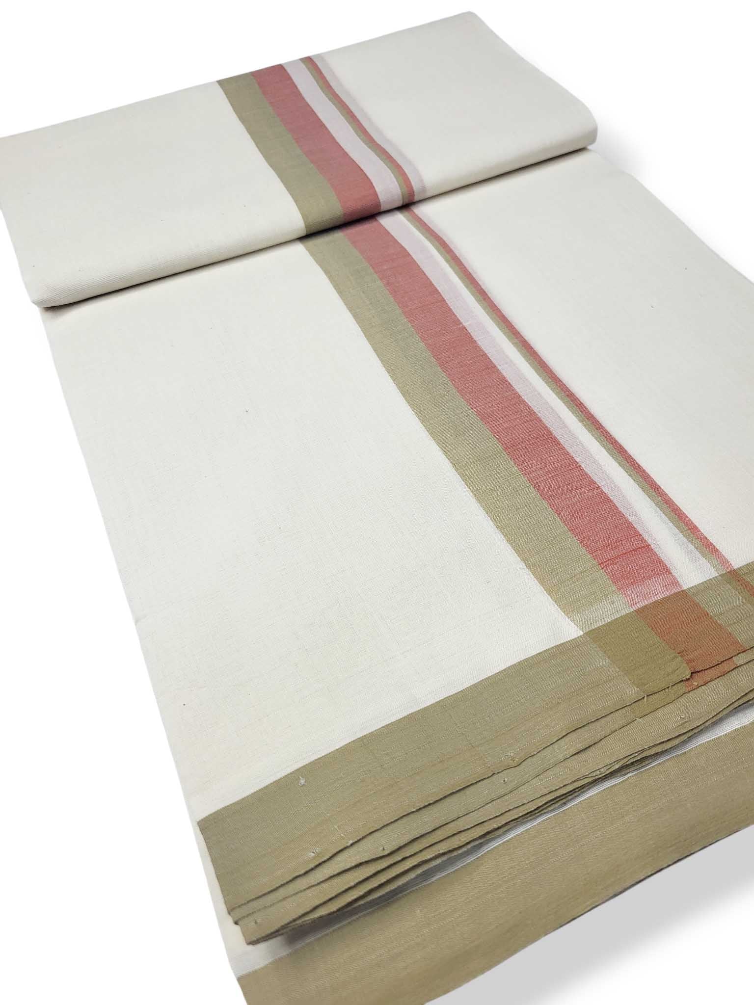 Kerala Balaramapuram Pure Cotton Handloom Mundu/Dhoti