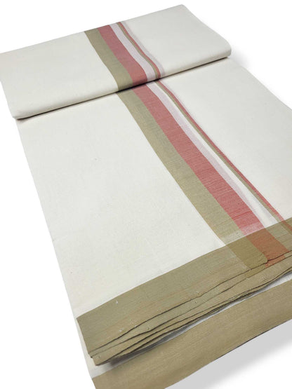 Kerala Balaramapuram Pure Cotton Handloom Mundu/Dhoti