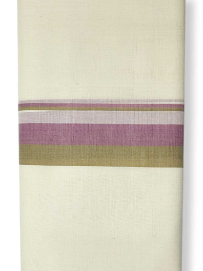 Kerala Balaramapuram Pure Cotton Handloom Mundu/Dhoti