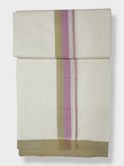 Kerala Balaramapuram Pure Cotton Handloom Mundu/Dhoti