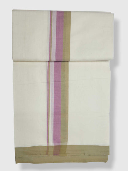 Kerala Balaramapuram Pure Cotton Handloom Mundu/Dhoti