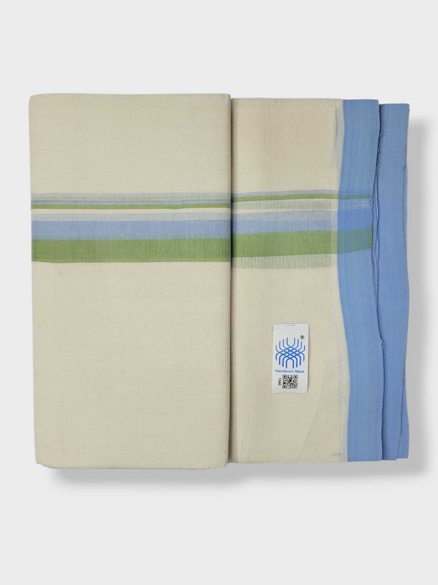 Kerala Balaramapuram Pure Cotton Handloom Mundu/Dhoti