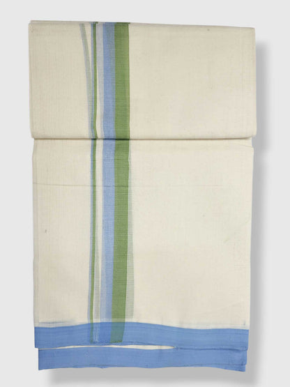 Kerala Balaramapuram Pure Cotton Handloom Mundu/Dhoti