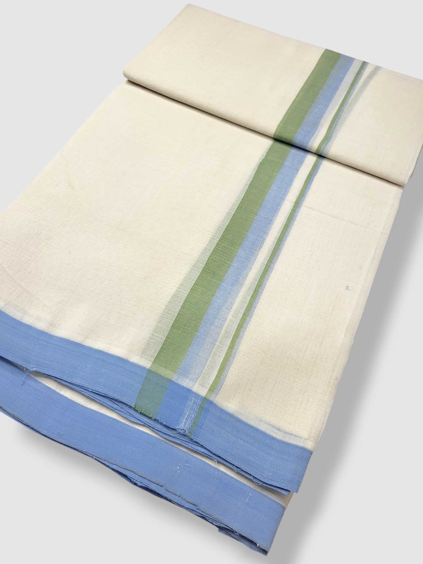 Kerala Balaramapuram Pure Cotton Handloom Mundu/Dhoti