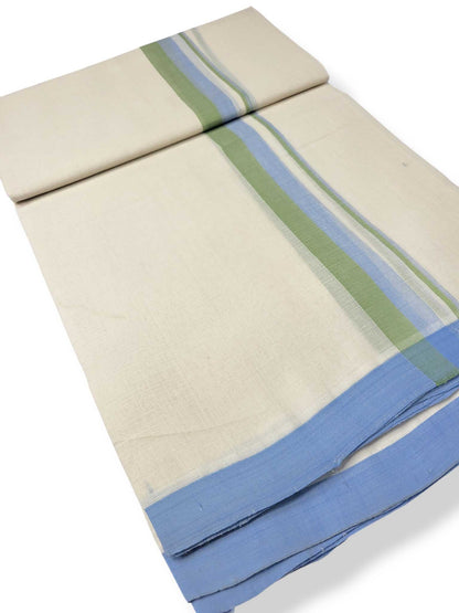 Kerala Balaramapuram Pure Cotton Handloom Mundu/Dhoti