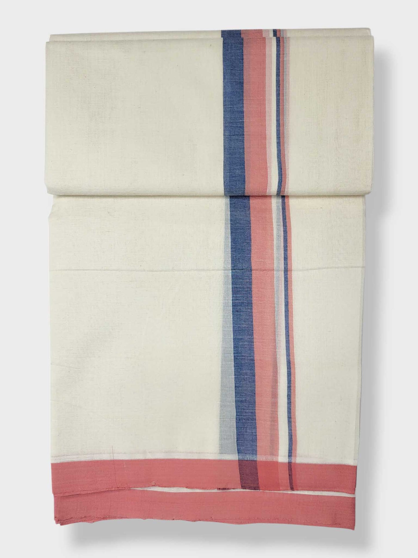 Kerala Balaramapuram Pure Cotton Handloom Mundu/Dhoti