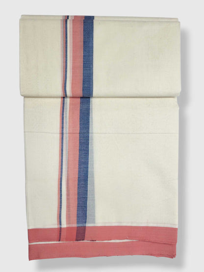 Kerala Balaramapuram Pure Cotton Handloom Mundu/Dhoti