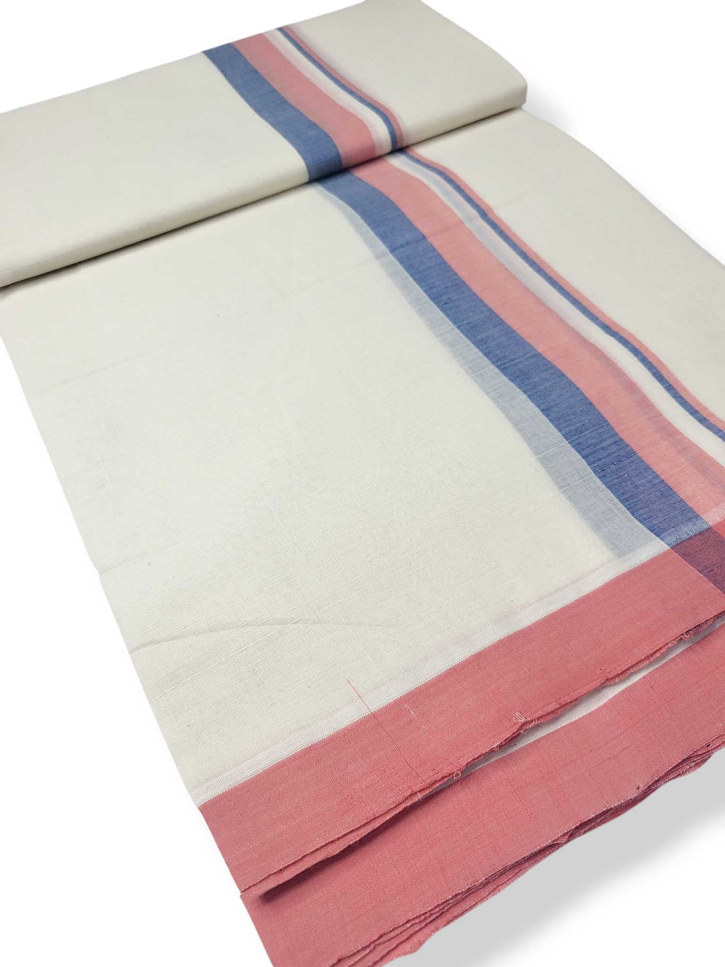 Kerala Balaramapuram Pure Cotton Handloom Mundu/Dhoti