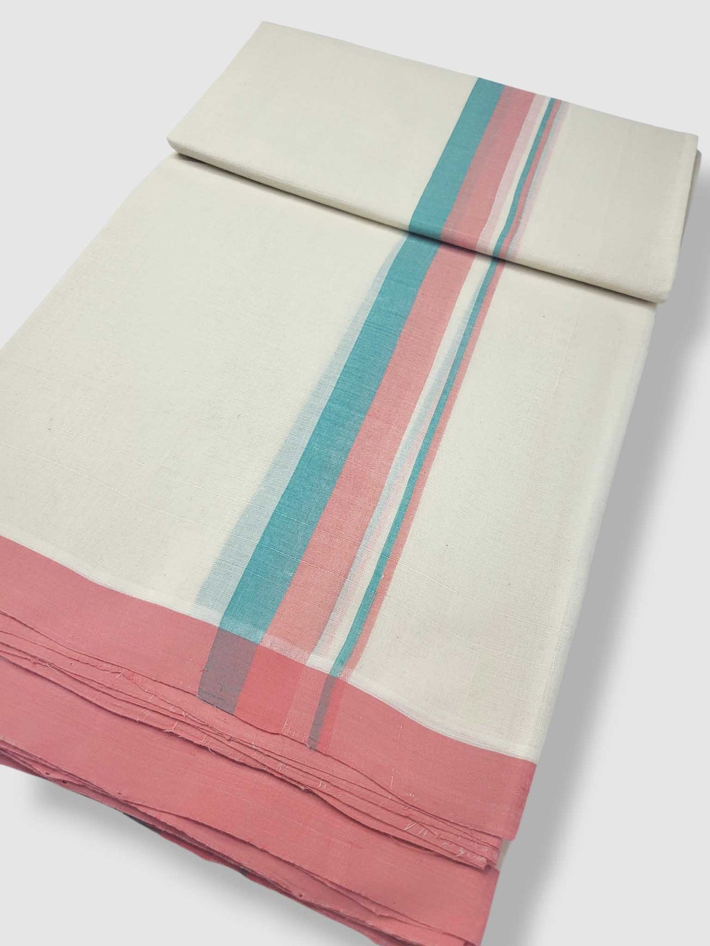 Kerala Balaramapuram Pure Cotton Handloom Mundu/Dhoti