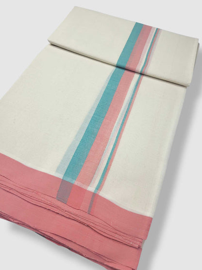 Kerala Balaramapuram Pure Cotton Handloom Mundu/Dhoti