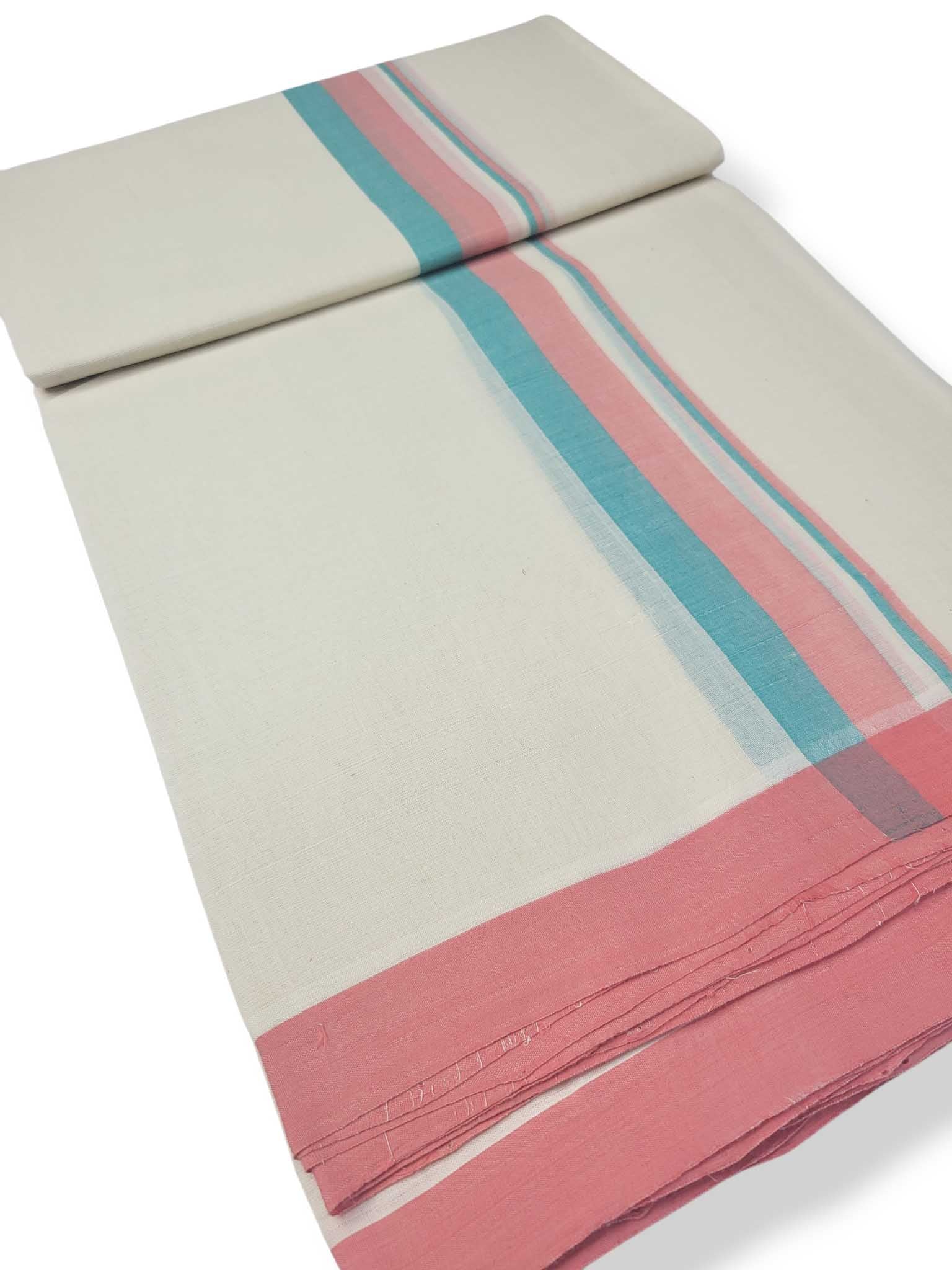 Kerala Balaramapuram Pure Cotton Handloom Mundu/Dhoti