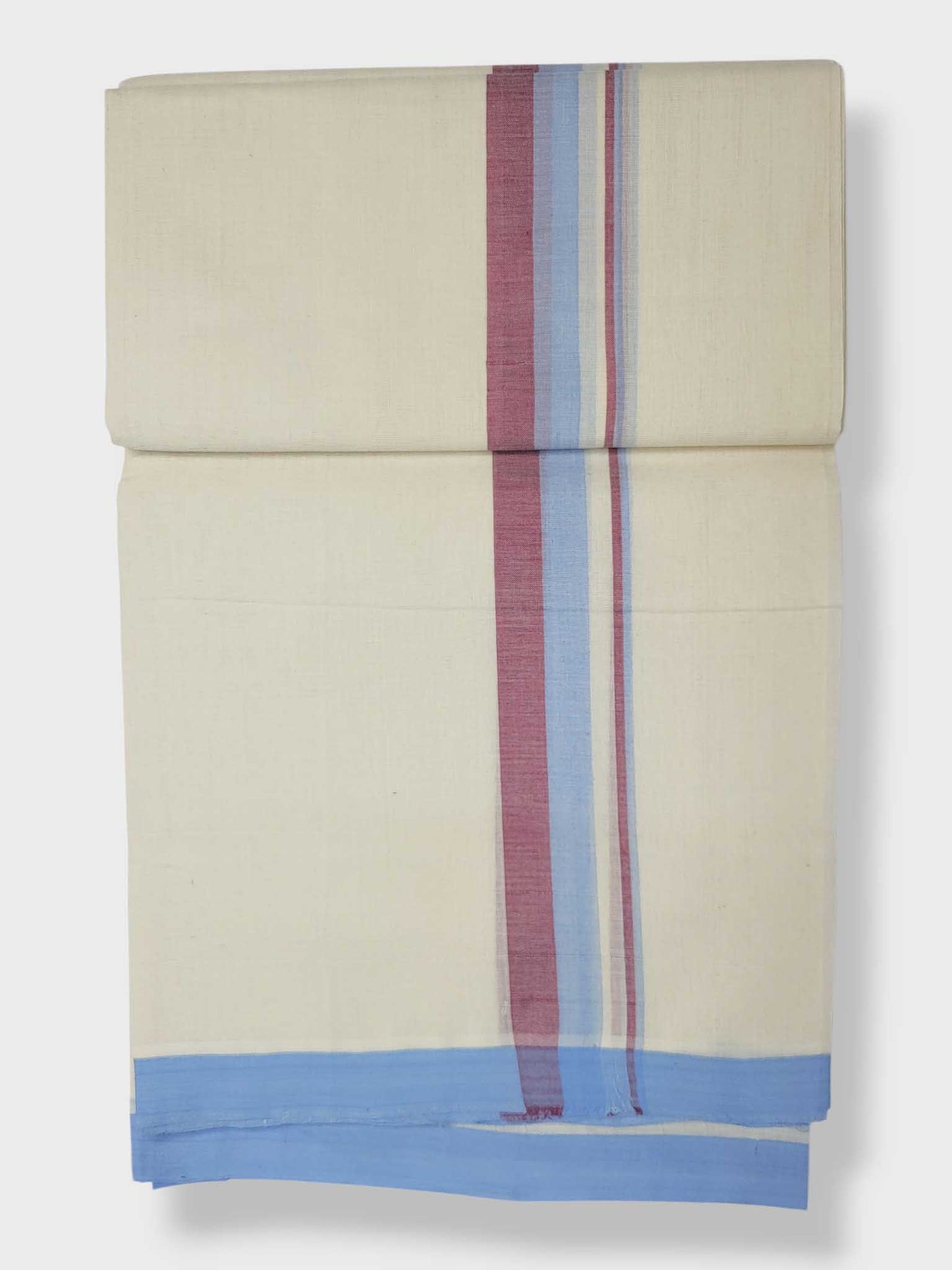 Kerala Balaramapuram Pure Cotton Handloom Mundu/Dhoti