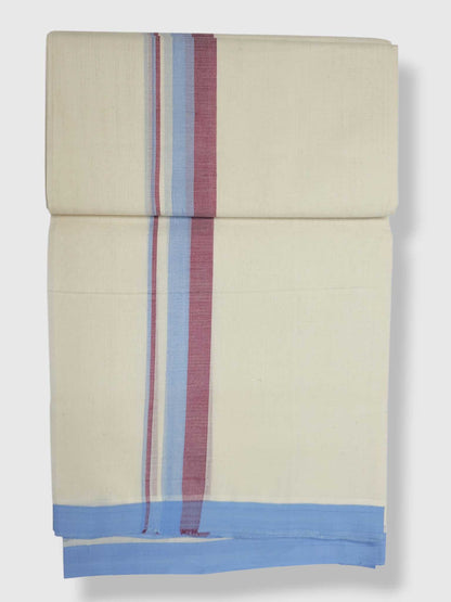 Kerala Balaramapuram Pure Cotton Handloom Mundu/Dhoti