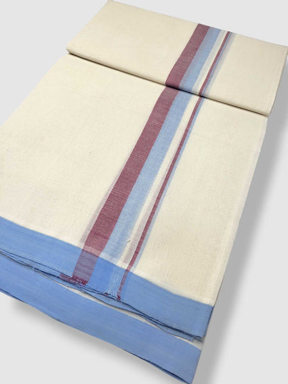 Kerala Balaramapuram Pure Cotton Handloom Mundu/Dhoti