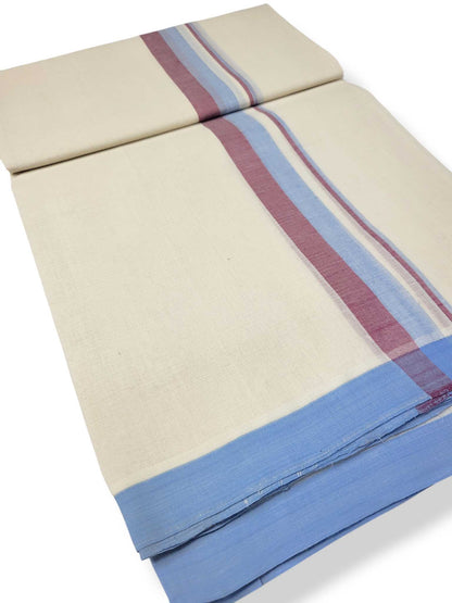 Kerala Balaramapuram Pure Cotton Handloom Mundu/Dhoti