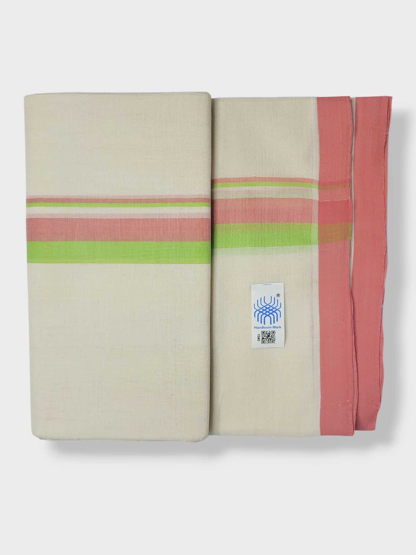 Kerala Balaramapuram Pure Cotton Handloom Mundu/Dhoti