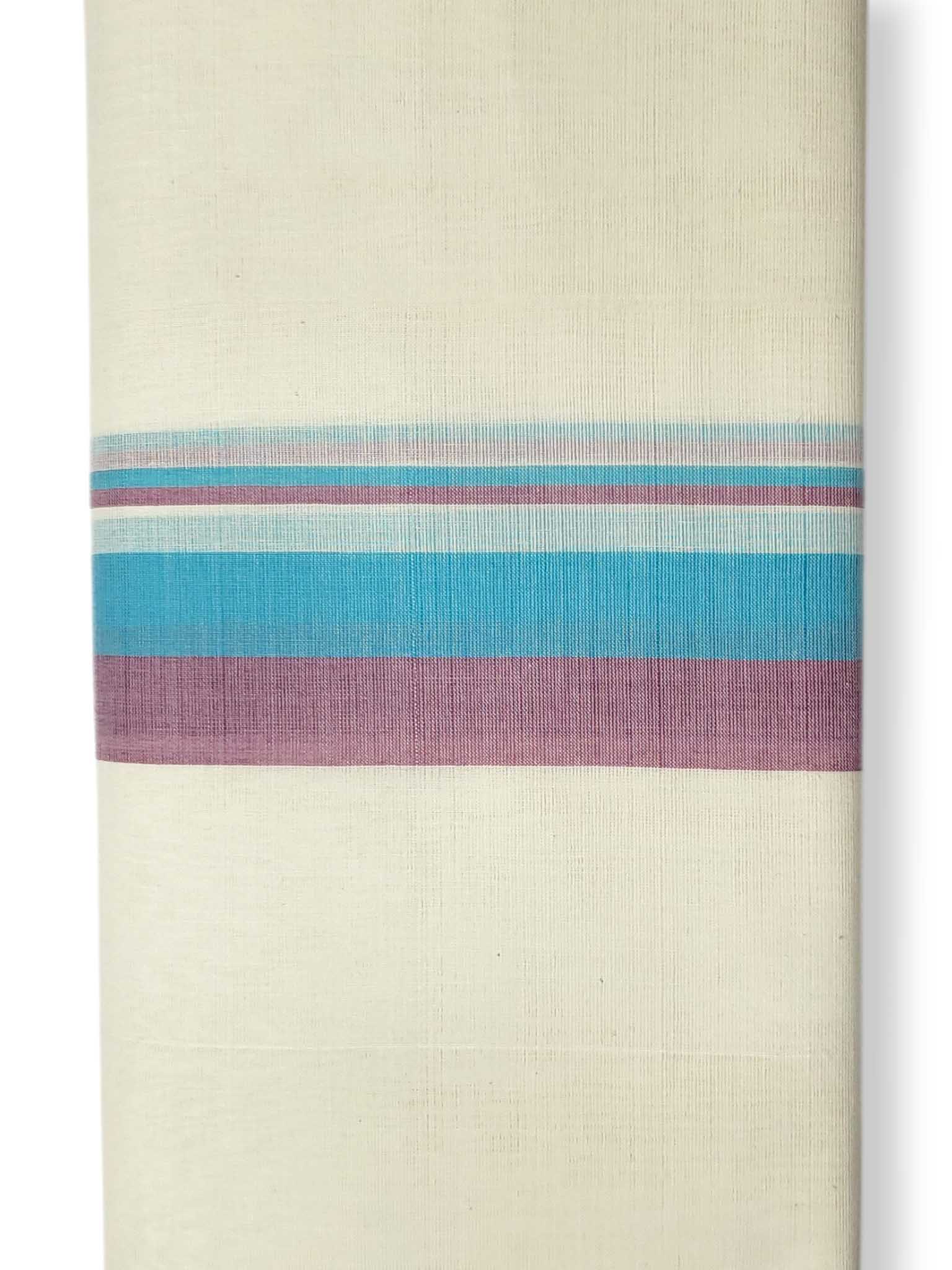 Kerala Balaramapuram Pure Cotton Handloom Mundu/Dhoti