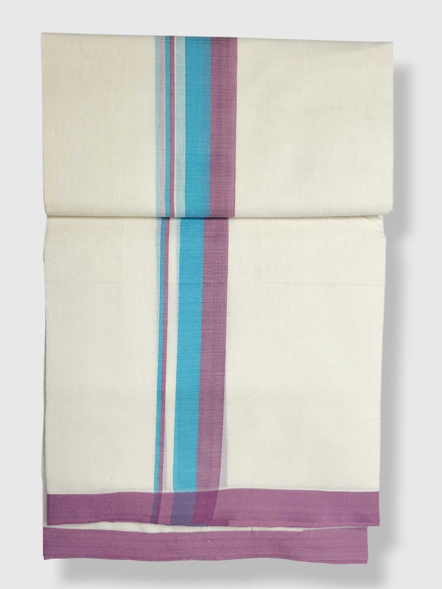 Kerala Balaramapuram Pure Cotton Handloom Mundu/Dhoti