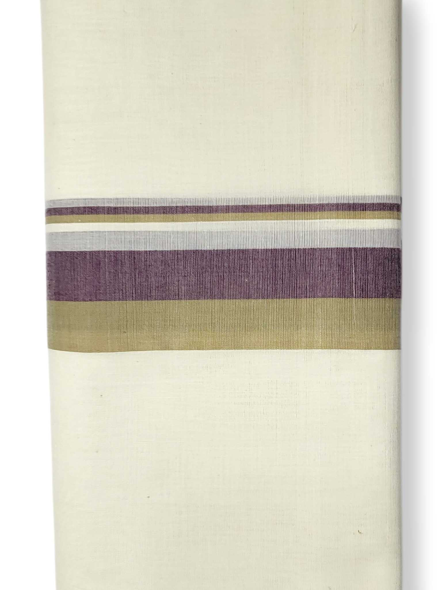Kerala Balaramapuram Pure Cotton Handloom Mundu/Dhoti
