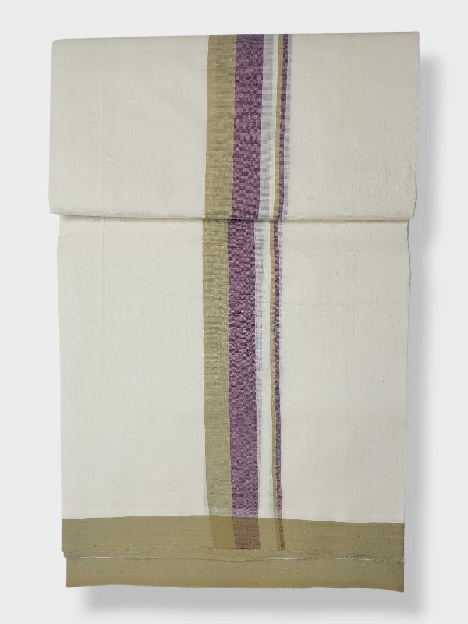 Kerala Balaramapuram Pure Cotton Handloom Mundu/Dhoti