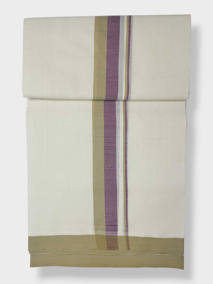 Kerala Balaramapuram Pure Cotton Handloom Mundu/Dhoti
