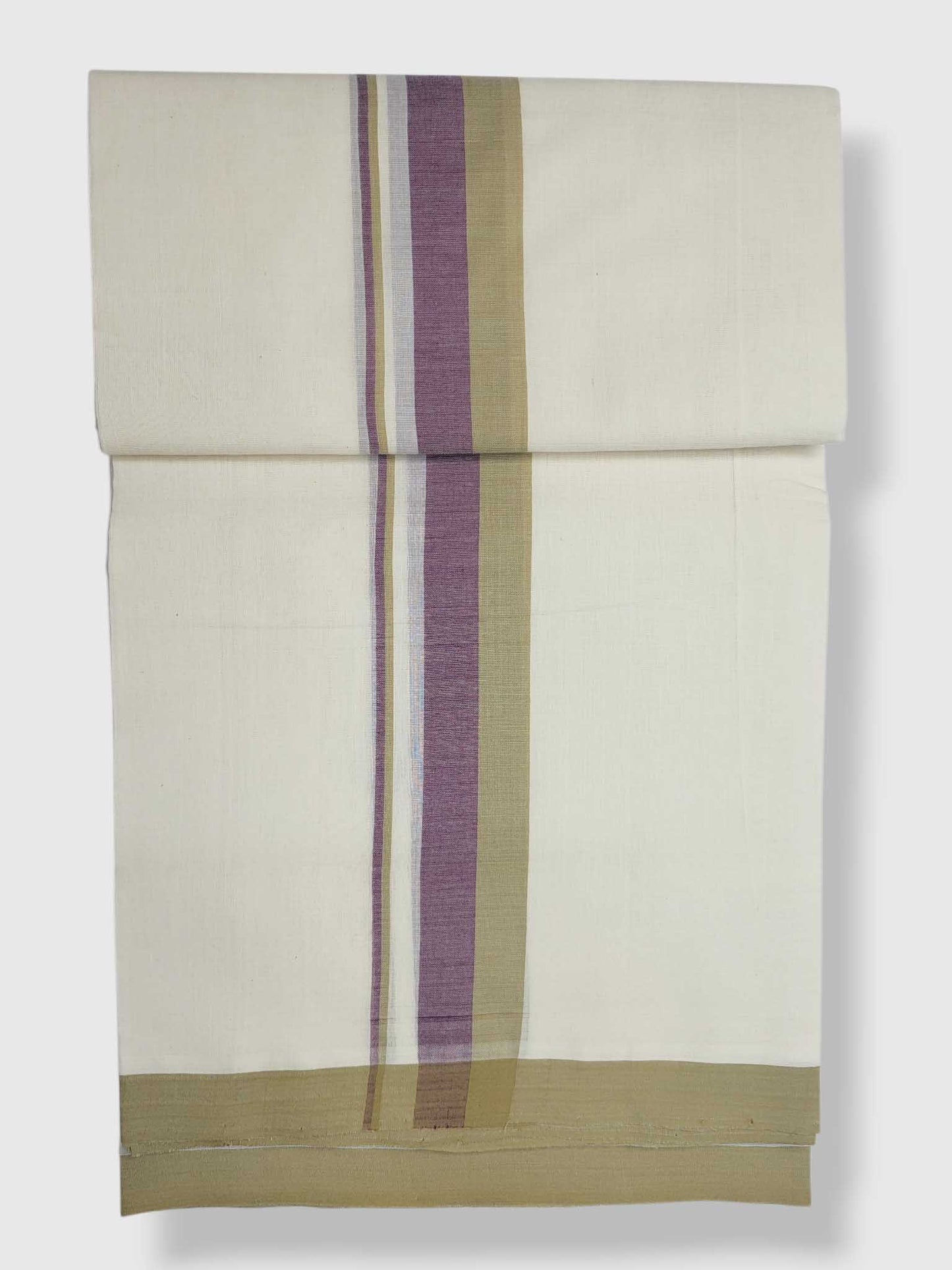 Kerala Balaramapuram Pure Cotton Handloom Mundu/Dhoti