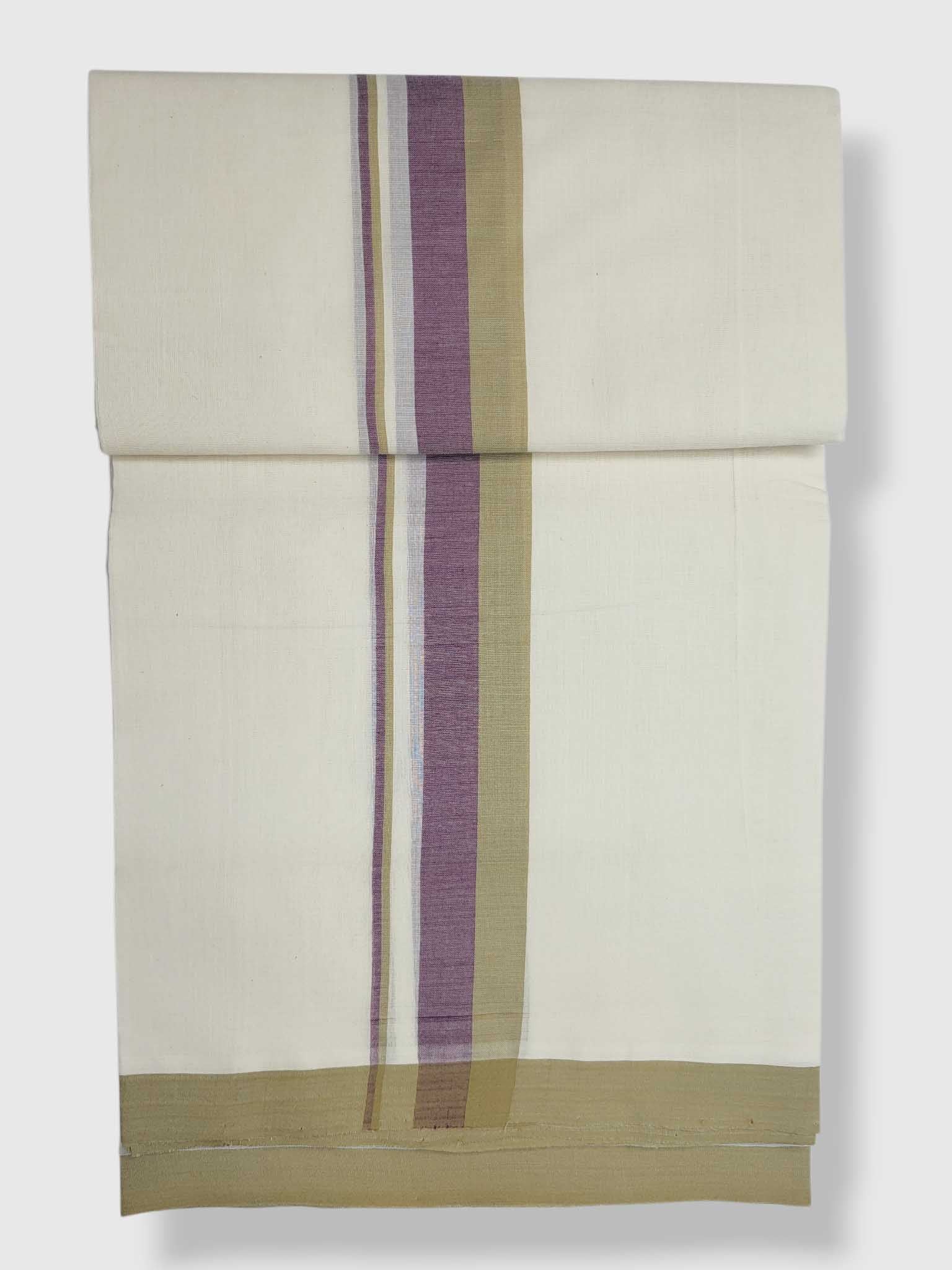 Kerala Balaramapuram Pure Cotton Handloom Mundu/Dhoti