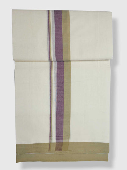 Kerala Balaramapuram Pure Cotton Handloom Mundu/Dhoti