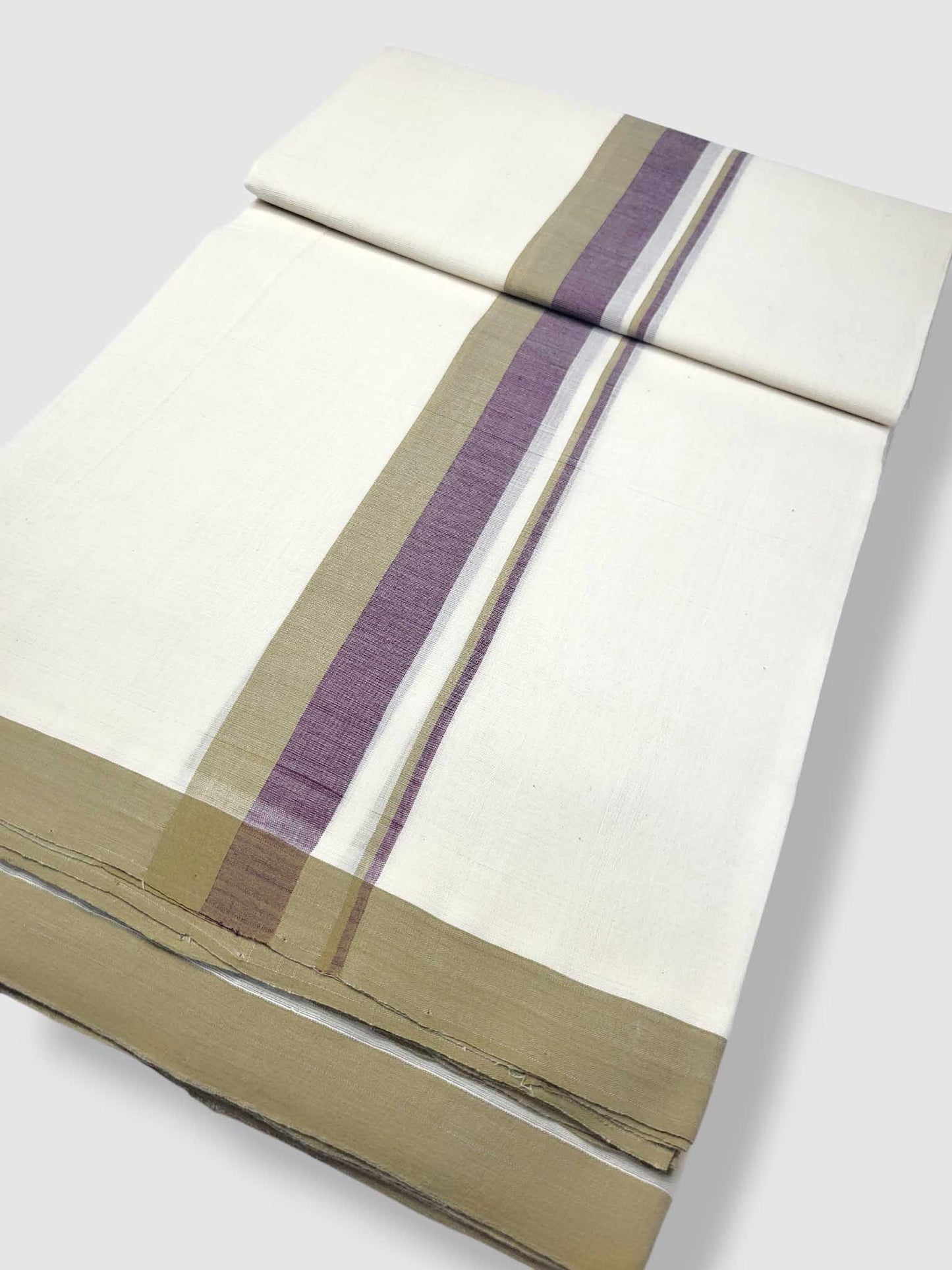 Kerala Balaramapuram Pure Cotton Handloom Mundu/Dhoti