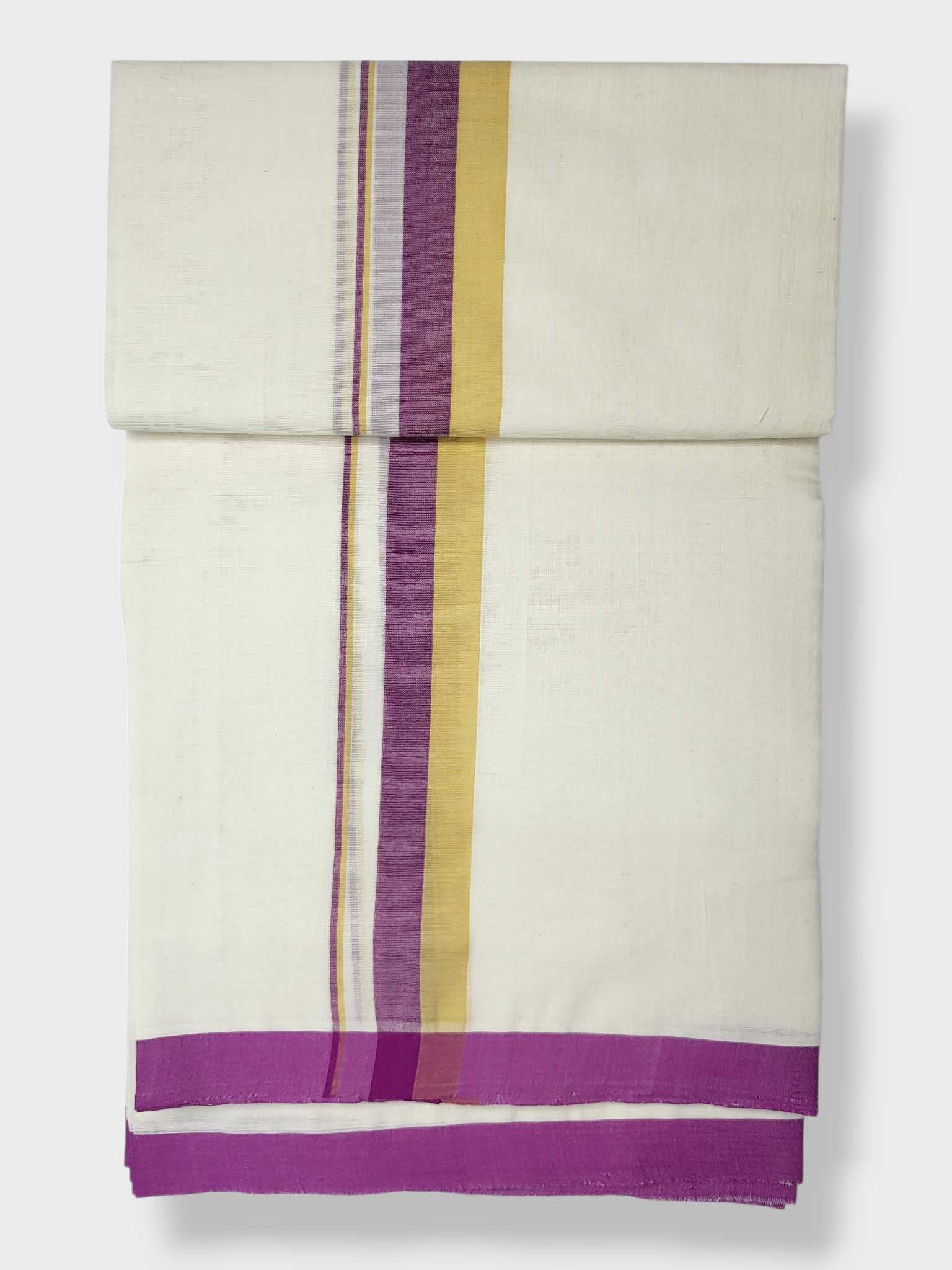 Kerala Balaramapuram Pure Cotton Handloom Mundu/Dhoti